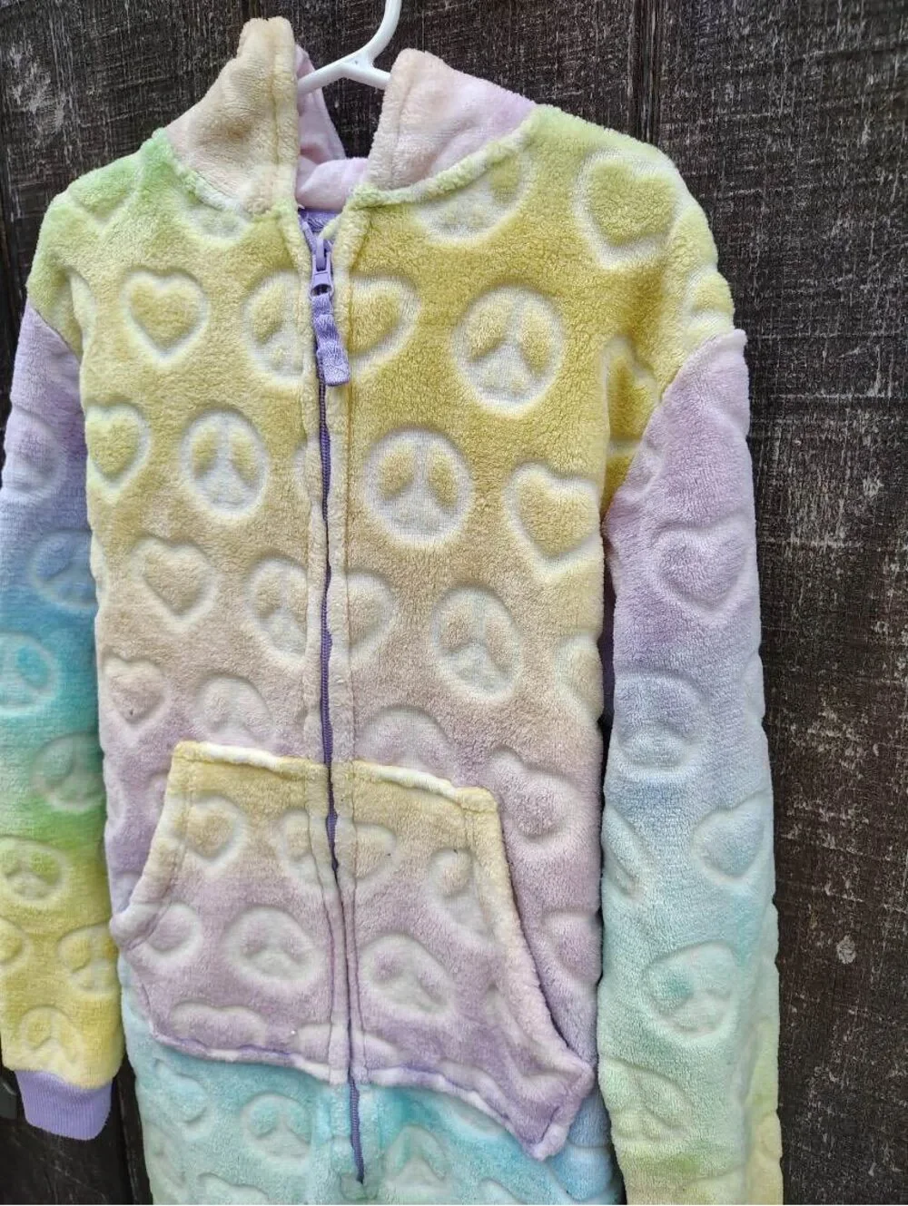 More Than Magic Peace Sign/ Heart Sleepwear Onesie